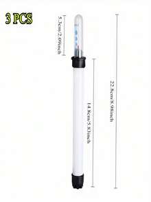 1-3pcs Plant Water Level Indicator Set, 7.09 Inch PVC Water Level Indicator, Water Level Indicator, Plant Water Level Indicator, Suitable For Hydroponics, Planter Boxes, Potted Plants, Plant Watering Indicator, Plant Water Level Monitor, Plant Watering Indicator And PH Value, Potted Plant Care, Hydroponics Tools, Compact Size, Practical Indicator, Reliable Material, Durable Plastic, Plant Hydration Tool, Greenhouse Users, Hydroponics Growers