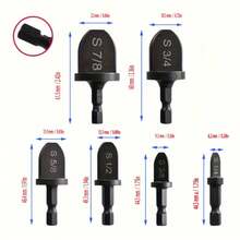 6pcs Copper Tube Expander, Flaring Tool, Swaging Tool, Electric Swaging Head, Air Conditioning Repair Tool Set - 6PC Expander - View 3