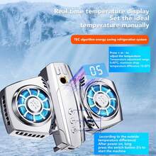 Enfriador de Teléfonoóvil Con Ventilador Semiconductor, Regulación de Temperatura y Funcionamiento Silencioso - Portátil Para Teléfonos de 6,6 a 9 de Ancho - 1 - Ver 5