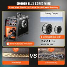 Soldadora  MIG de 270 A, MMA, Lift TIG, 3 en 1, 110 V/220 V - Naranja - Ver 4