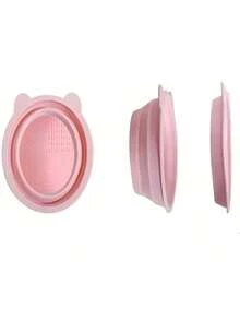 1pc Silicone Makeup Brush And Sponge Cleaner Pad - Foldable Cosmetic Brush Scrubber Board, Unscented Makeup Tool Washer - Non-Electric, Durable Cleaning Mat,Cheap,Stocking Stuffers,Makeup,Makeup Tools,Cheap Stuff,Gifts,Gifts For Women,Christmas Gifts - Multicolor - View 3