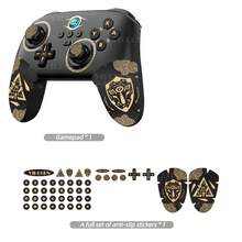 适用于 Switch 无线游戏手柄 NS Switch/OLED PC Steam 的专业控制器，适用于塞尔达传说限量版主题 USB 操纵杆，带 Turbo