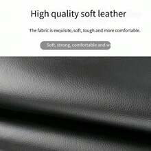 Waterproof & Oil-Resistant PU Leather Apron, Suitable For Catering, Kitchen, Cafeteria, Chef, Industrial Use, Thick & Large Size, Waist & Halter - Multicolor - View 5