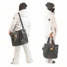 MiOBEAR Leakproof Ski Boots Bag Snowboard Boots Bag Helmet & Goggle Glove Bag For Travel Big Size 29CM MEN 11 EU 45 - Black - View 3