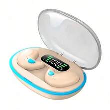 2025 睡眠耳塞无线迷你耳机适用于工作蓝牙耳机立体声隐藏式耳机带麦克风高清通话防水适用于所有智能手机 150 毫安时电池容量 - 彩色 - 查看 13