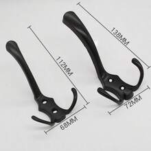 شماعة ملابس معدنية مثلثة، خطاف مثبت على الحائط لخزانة الحمام، ديكور عيد الميلاد