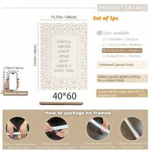 1幅带框帆布墙画，适合儿童房装饰。您无法想象这幅儿童房墙饰有多么可爱！农舍风格女孩房装饰画，浅绿色/鼠尾草绿花卉海报，复古田园诗。可爱的兔子和傻鹅儿童房墙饰 | 农舍风格女孩房装饰 - 彩色 - 查看 31