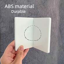 Cubierta decorativa para la apertura del agujero del aire acondicionado, placa de cubierta del agujero del interruptor y el cableado, protección y sellado de agujeros feos en la pared, adecuado tanto para aquellos sin aire acondicionado instalado como para aquellos con aire acondicionado instalado