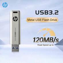 HP USB3.2 闪存盘 32GB 64GB 128GB 256GB 高速金属U盘 适用于PC - 銀色 - 查看 7