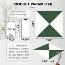 MORCART 40片自粘乙烯基地板砖，防水，可移除，尺寸为7.8英寸 x 7.8英寸，适用于DIY安装于浴室、厨房、壁炉、宠物屋、楼梯、卧室、墙面等处，黑白两色可选。 - 彩色 - 查看 15
