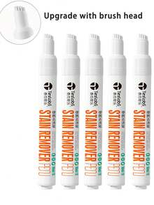 1/2/5 件便携式洗涤剂笔 - 便携式免冲洗织物清洁剂,低气味 - 即时清除油脂和污渍,非常适合外出使用 - 多色 - 查看 16