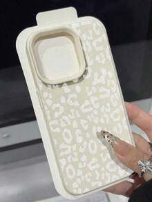 White Leopard Print Design Elemt-Design Phone Case, Suitable For Models 16, 15, 14 Pro Max, 13, 12, 11, XR, XS Plus Phone Cases, Made Of TPU Silicone Material, Providing Shock And Drop Protection, With Drop Protection Function, And Has A Very Good Hand Feel.It Is The Most Suitable Gift For Family, Frids, And Loved Ones..Holiday Phone Accessories.Pink Christmas 17 Pro Max Case Family Cover 17 Pro Max An Excellent Gift For Friends Girlfriend Or Boyfriend Fundas Cheap Gifts For Women Y2k Phone Case Anime Mobile Phone Case Phone Cases Cute Phone Cases Bear Phone Case New Year Mobile Phone Case - White CZ Hollow Out 222 - View 13