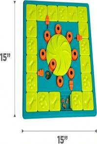 Outward Hound By Nina Ottosson Tower Of Treats Level 4 Expert Dog Treat Puzzle For Enrichment, Orange - ColorG - Visa 7