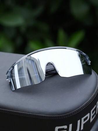 1 pieza Gafas de combinación de estilo callejero, hip hop y punk para hombres, para montañismo, actividades al aire libre, ciclismo, bar y club