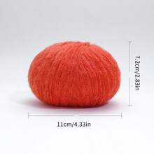 Luxury Wool Mohair Crochet Kit - 1-Pack Cashmere-Soft Yarn For Fall Christmas Halloween Home Decor, DIY Knitting Sweaters Scarves | Uncinetto Lana Gomitoli Borse Fai Da Te - Multicolor - View 39