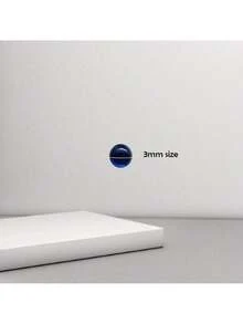 Sapphire Pearl, 3mm Sapphire Beads Balls - 10 Pack - 3mm OD Pearls Heat Retention In Lab Experiment, Bracelets,, And Crafts (Dark Blue) - 1 - 查看 4