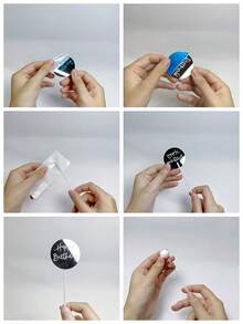 37件套蜘蛛蛋糕装饰，红蓝泡沫球，生日快乐亚克力装饰，星星蛋糕装饰，蜘蛛网装饰，适合男士生日蛋糕装饰，主题蛋糕装饰（请勿直接接触蛋糕；请使用白色或透明棒或竹签。） - 彩色 - 查看 5