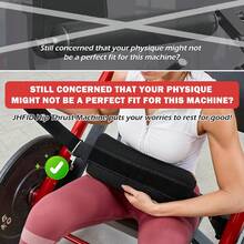 YODOLLA Hip Thrust Machine With Adjustable Footboard, 800LBS Plate-Loaded Glute Bridge Machine With Weight Holder, Heavy Duty Home Gym Butt Muscle Building And Shaping - 紅色 - 查看 7