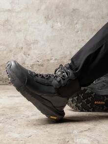 Men's HydroRange Tactical Boots - Lightweight Waterproof Leather Combat Footwear With Enhanced Cushioning, Arch Support, And Anti-Slip Technology For Military, Motorcycle, And Hiking Adventures - 黑色 - 查看 10