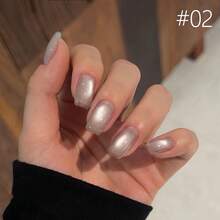 MANEL 10ml 秋冬新款黑宝石猫眼凝胶指甲油 - 黑色、灰色、黑珍珠色、玻璃珠美甲 - 彩色 - 查看 6