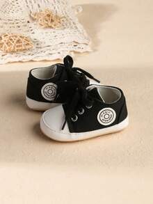 Spring/Autumn New Infant Shoes, Soft Sole Anti-Slip Anti-Kick 6-9 Months 0-1 Year Old Boys/Girls Toddler Walking Shoes - Black - View 5