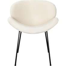 Faux Sherpa Dining Chair Armchair Accent Chair