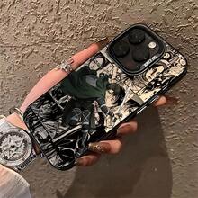 Funda elegante para teléfono con la popular serie anime A-Attack on, compatible con varios modelos de, incluyendo 17, 16E, 16, 15, 14, 13, 12, 11, Pro,,, X, XR, XSMAX, 8 y Plus.Tiene un acabado mate y está diseñpara prevenir17  17promax - Negro - Ver 3