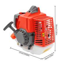 ZhdnBhnos 2-Stroke Gasoline Engine, 7500 RPM Portable Gasoline Engine Motor, 63.3CC Single-Cylinder Air-Cooled System, Suitable For Lawn Mowers, Agricultural And Industria Equipment - 變體4 - 查看 5