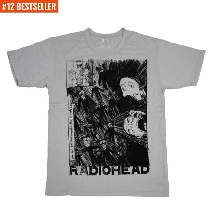 | Official Band T-Shirt | Scribble - 48-Hour Fast Shipping!  - Grey - View 1