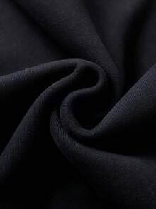 Cotton men's top, rose beach pattern sweatshirt, men's black drop shoulder sweatshirt, thick fabric warm and loose hoodie for autumn and winter, suitable for cold weather. - 黑色5 - 查看 8