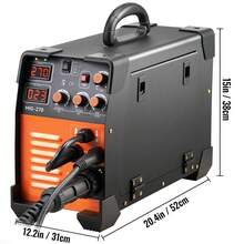 Soldadora  MIG de 270 A, MMA, Lift TIG, 3 en 1, 110 V/220 V - Naranja - Ver 10