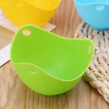 10x Silicone Egg Poacher Poaching Pods Pan Poached Cups Moulds For Kitchen - Random Color - View 8