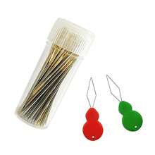30pcs/Set Cross Stitch Needles 3 Sizes With Needle Case And Threader, Suitable For Handmade DIY Embroidery