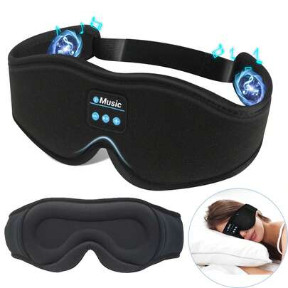 HITOZON Sleep Headphones Wireless,Sleep Earbuds,3D Sleep Eye Mask Wireless Headphones With Ultra-Thin HD Stereo Speakers, Unisex, Perfect For Sleeping,Workout,Jogging,Yoga,Insomnia, Air Travel, Meditation