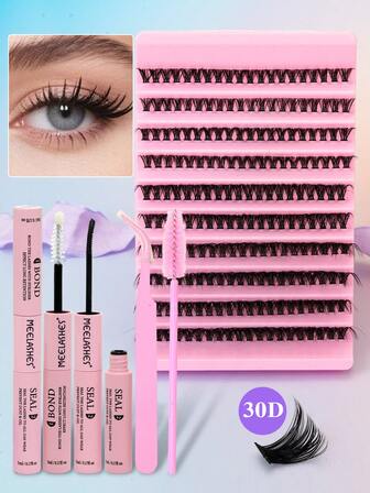 40D 200支/套 柔软卷翘自然睫毛嫁接