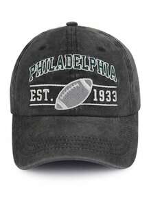 1pc Indianapolis Embroidered Washed Baseball Cap, Adjustable Outdoor Sun Protection Casual Hat Suitable For Travel, Beach, Vacation, Y2K Style For Young Adults - Baseball Cap - View 29