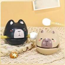 2pcs Capybara Muyu Emotional Stability Finless Porpoise Stress Relief Office Desktop Ornament - Multicolor - View 2