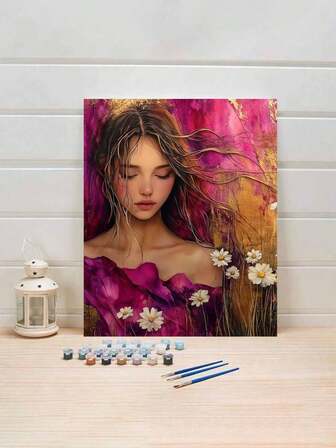 DIY数码油画：点亮创意生活，描绘缤纷世界。DIY数码油画，开启您的艺术之旅。它是创意与乐趣的完美融合，是互动、情侣共绘以及个人放松的绝佳选择。高品质画布，细腻纹理，承载您的艺术梦想。颜料色彩鲜艳持久，无异味，品质可靠。