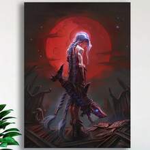Framed Single Cartoon Anime Arcane Games Poster For Wall Art, Canvas Print For Bedroom And Living Room Decoration For Bedroom, Living Room, Sport Room, Office, Cafe, Bar, Home, And Dorm Decor - Đóng khung - Xem 1