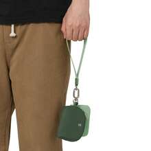 Women's Wrist Lanyard Keychain With Detachable Mini Wallet & Card Holder Pouches, Ideal Christmas Stocking Stuffer Gift For Travel, Everyday Carry, Keys, Cards And Small Essentials - Dark green Light green - 查看 3