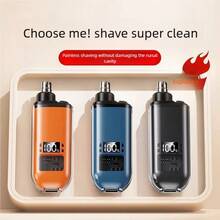 OBOVAY 150mAh Rechargeable Electric Painless Ear & Nose Hair Trimmer, Portable & Easy To Use, Unisex, Washable Nose Hair Trimmer, Convenient Cleaning - Multicolor - View 10