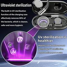 Ear Buds Wireless Bluetooth Earbuds, Translating Earbuds Real Time - Traductor Inglés Español Translator Headphones, Headphones Bluetooth Noise Cancelling Ear Buds For Sports/Travel - 黑色 - 查看 3