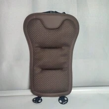 Cojín para respaldo de asiento de coche, suave y transpirable para todas las estaciones, mejora la comodidad del asiento, previene la sudoración de la espalda, mejora la comodidad de conducción, adecuado para conducción autónoma/viajes de larga distancia/viajes de negocios, diseño de partículas de silicona antideslizante, fácil instalación y extracción.