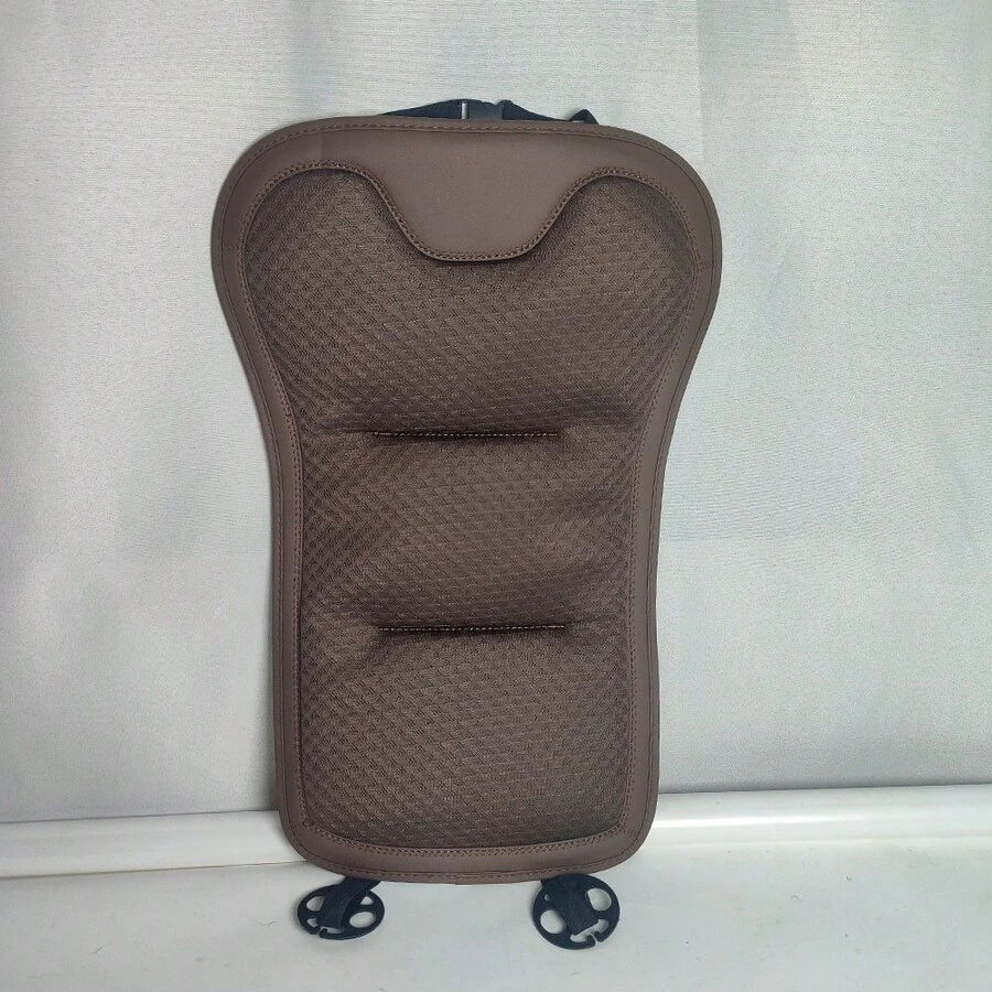 Cojín para respaldo de asiento de coche, suave y transpirable para todas las estaciones, mejora la comodidad del asiento, previene la sudoración de la espalda, mejora la comodidad de conducción, adecuado para conducción autónoma/viajes de larga distancia/viajes de negocios, diseño de partículas de silicona antideslizante, fácil instalación y extracción.