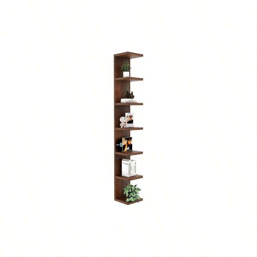 Versatile 4 Tier Wall Shelf Unit, White Lack Wall Shelf, Display ...