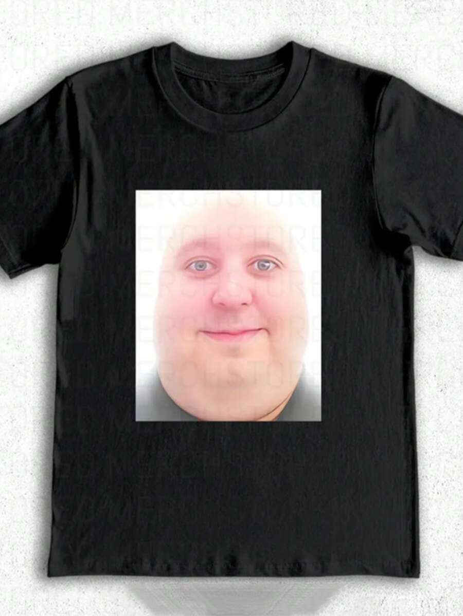 Hubert Edward Skeletrix T-Shirt Tee Merch _ Y2K Meme Size S-5XL - Black - View 1