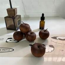 Natural Wooden Aroma Diffuser - Apple Shaped Essential Oil Diffuser, Elegant Brown Wooden Grain, No Open Flame, Fully Automatic Diffusion System, Suitable For Home, Car, Office - Excellent Air Freshener And Holiday Gift (For Essential Oils, No Heating/No Open Flame) - Suitable For Bedroom - Multicolor - View 3