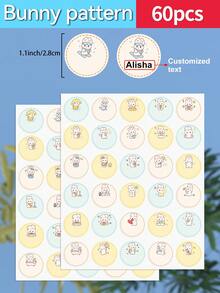 客製化 30/60/120/240/360/480 張透明防水姓名標籤貼紙，白色/透明/雷射/彩虹色，多尺寸可選，可客製文字姓名，耐褪色，易貼易撕，適合文件整理與編號，個性化自黏貼紙，多種材質（透明/雷射/彩虹）可選，獨家客製文字，不留殘膠 - 鐳射款 - 查看 30