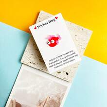 6/10/20pcs Ocean Theme Pocket Hug Cards, Suitable For Valentine's Day, Birthday And Other Festivals, Convey Your Heartfelt Wishes, Can Be Stuck On Phone, Fridge To Deliver Warm Blessings - Multicolor - View 9