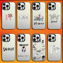 Funda para teléfono Singer J-Junior H Sad Boyz para 17,16,15,14,13,12,11,Pro,E,MAX, cubierta mate negra a prueba de golpes - z8 - Ver 3